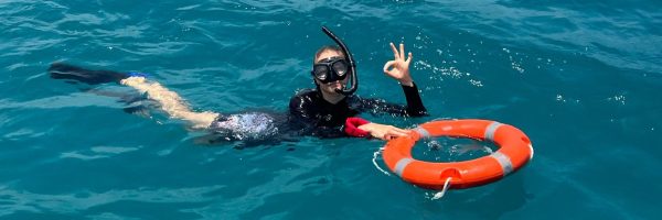 Fantine Soulat snorkelling